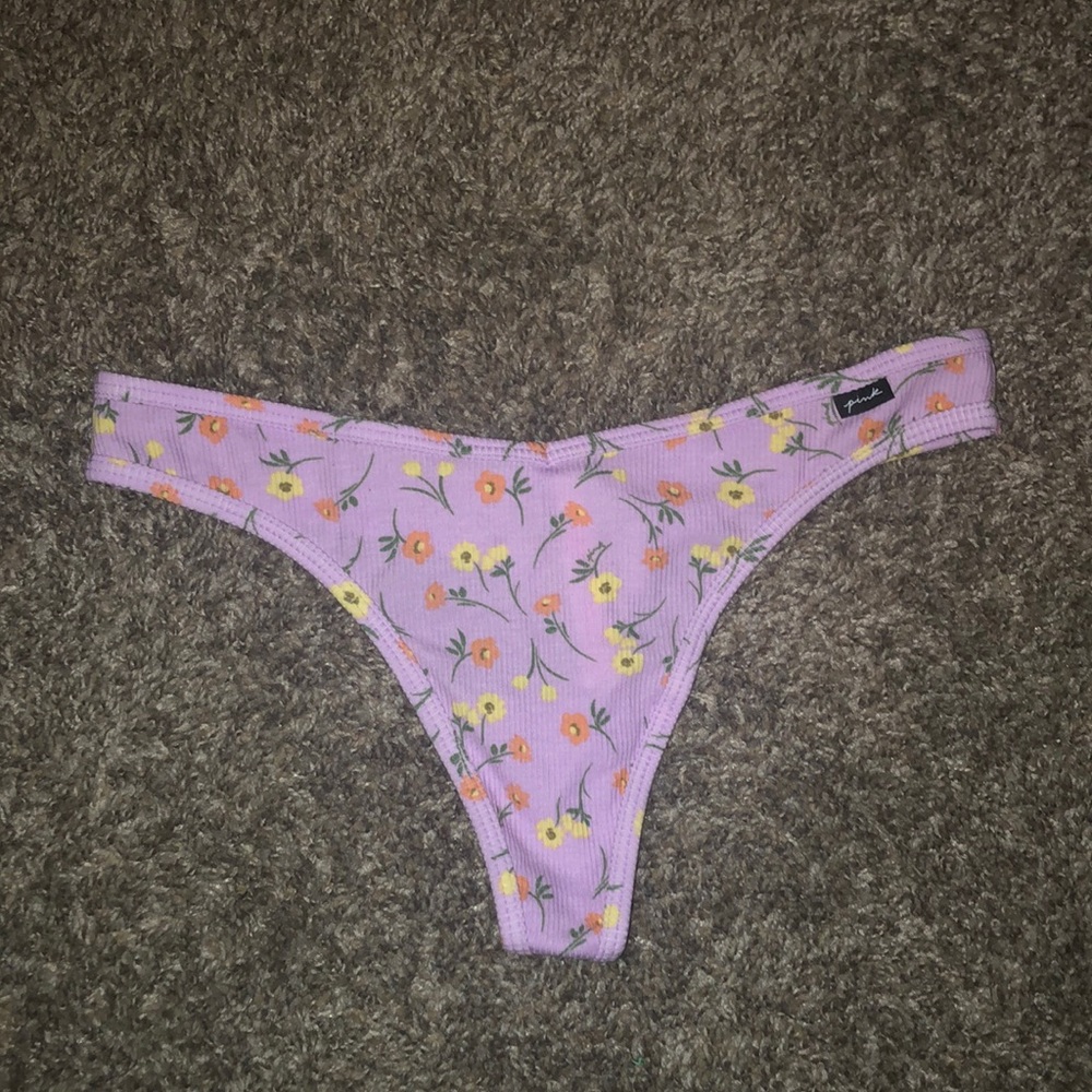 Pink Victoria’s Secret medium thong
